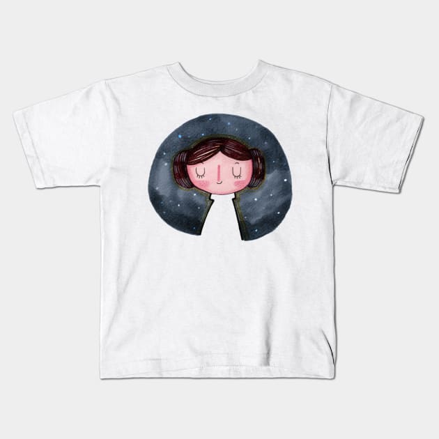 Happy life Kids T-Shirt by charlottecynre